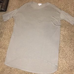 LuLa Roe XS Light Gray Tunic